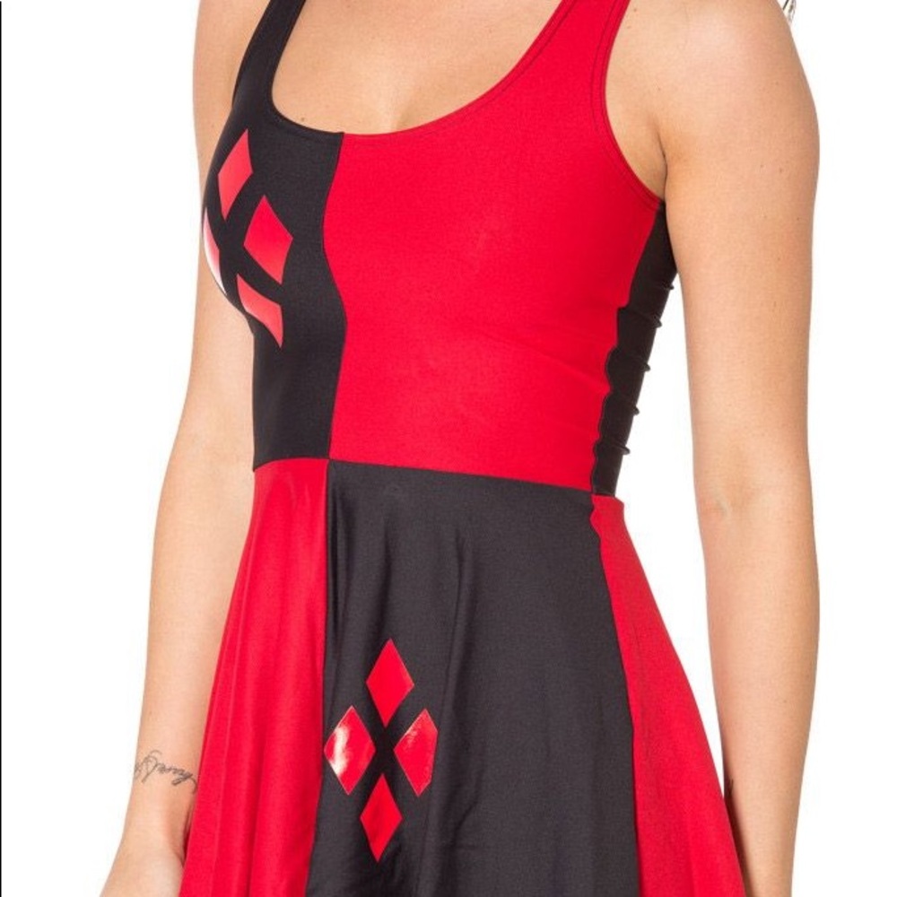 Harley Quinn Blackmilk reversible skater dress RARE ♦️🖤♦️